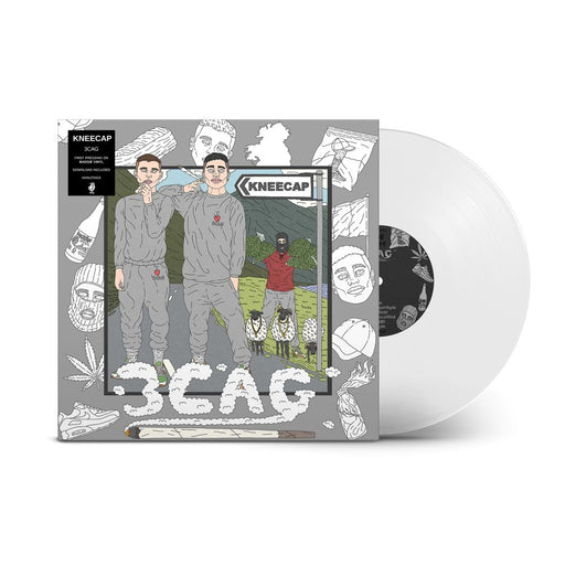 KNEECAP 3CAG Vinyl LP Assai Exclusive Baggie (Crystal Clear) Colour