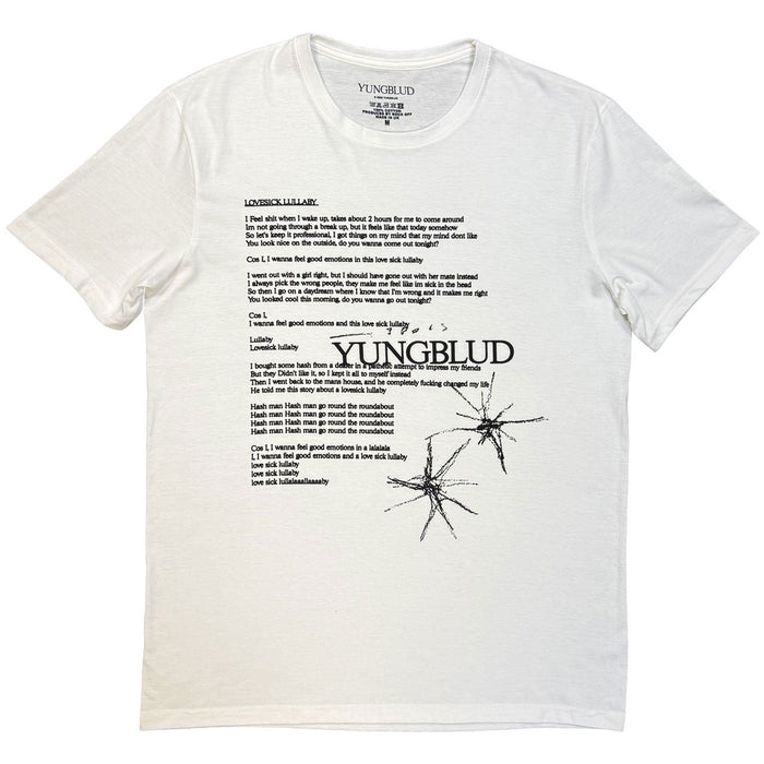 Yungblud Lovesick Lullaby White X-Large T-Shirt