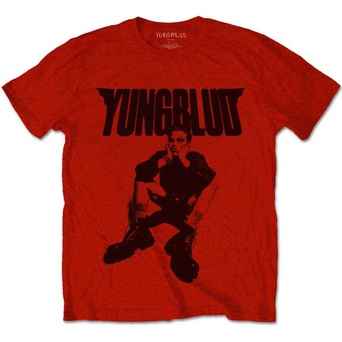 Yungblud R-U-OK? Print Red Medium T-Shirt