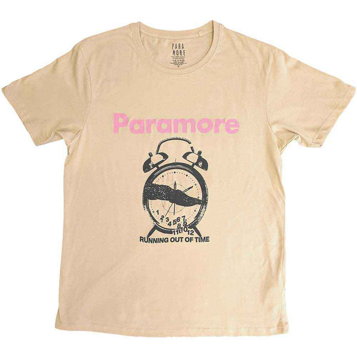 Paramore Clock Runnning Out Of Time Sand XL Unisex T-Shirt