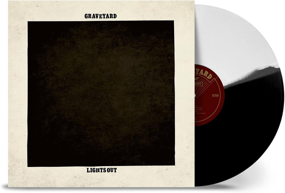 Graveyard Lights Out Vinyl LP Black and White Split Colour 2023