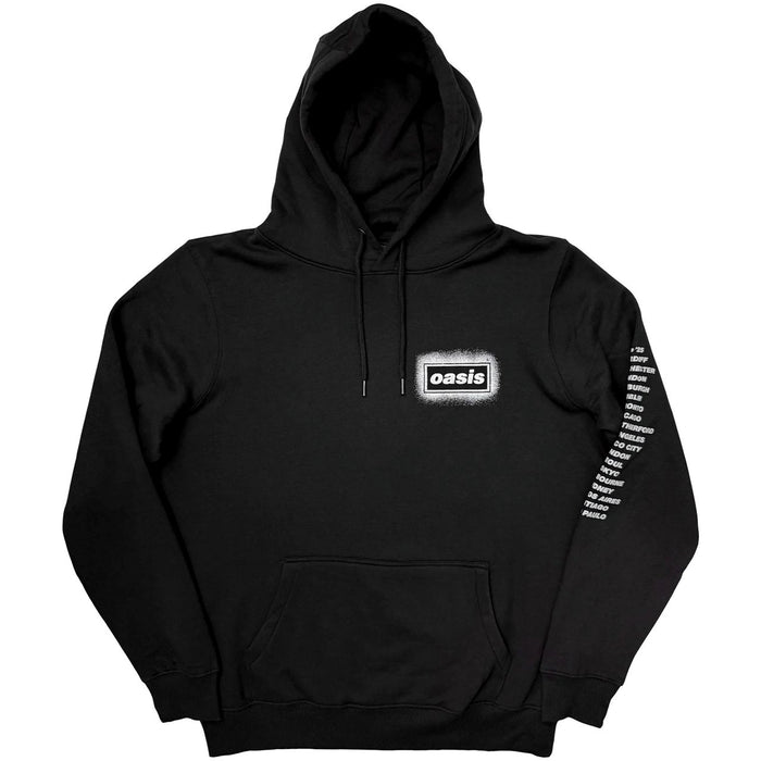 Oasis Spray Live 25 Black Large Hoodie