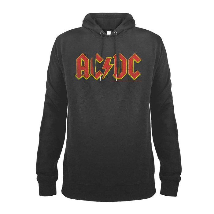 AC/DC Logo Amplified Black Large Unisex Hoodie