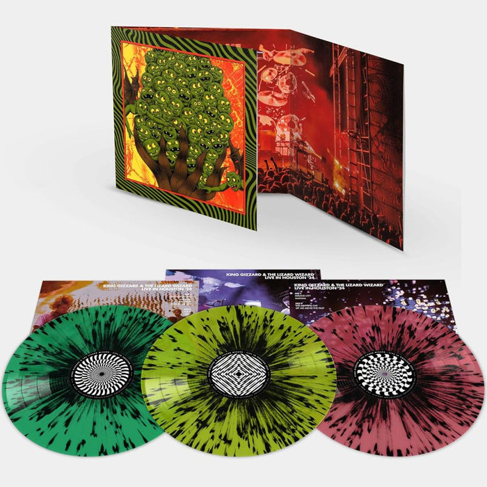 King Gizzard & The Lizard Wizard King Gizzard - Live in Houston '24 Vinyl LP Splatter Colour 2025