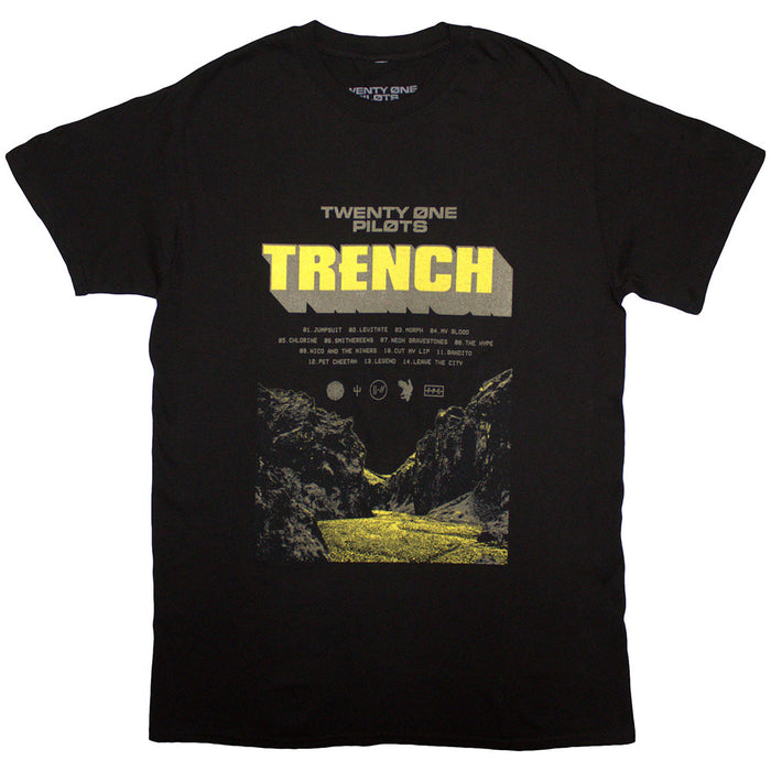 Twenty One Pilots Trench Cliff Black Large T-Shirt