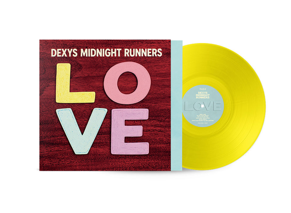 Dexys Midnight Runners LOVE Vinyl LP Yellow Colour Due Out 04/09/26