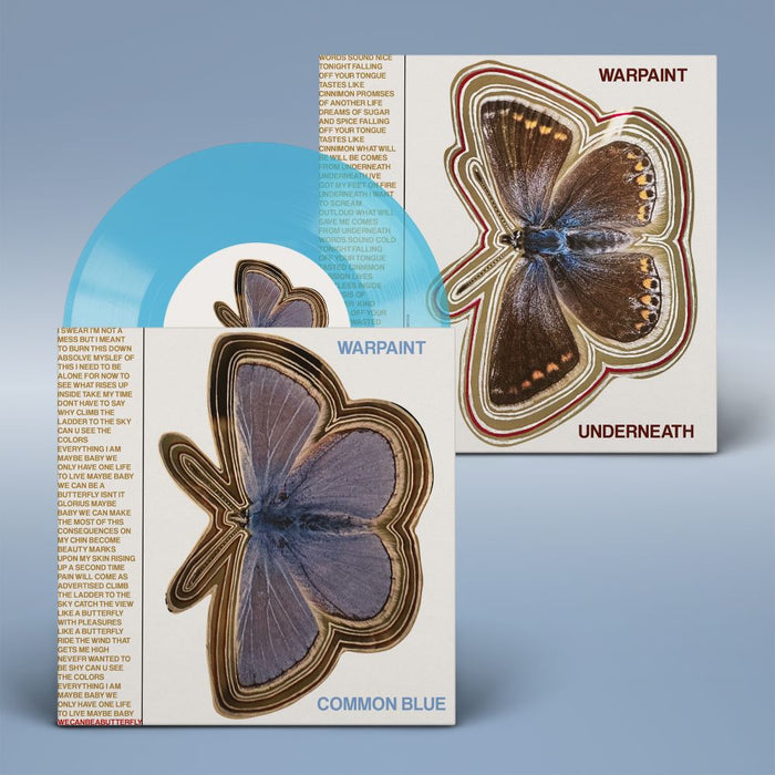 Warpaint Common Blue / Underneath 7" Vinyl Single Transparent Blue Colour 2024