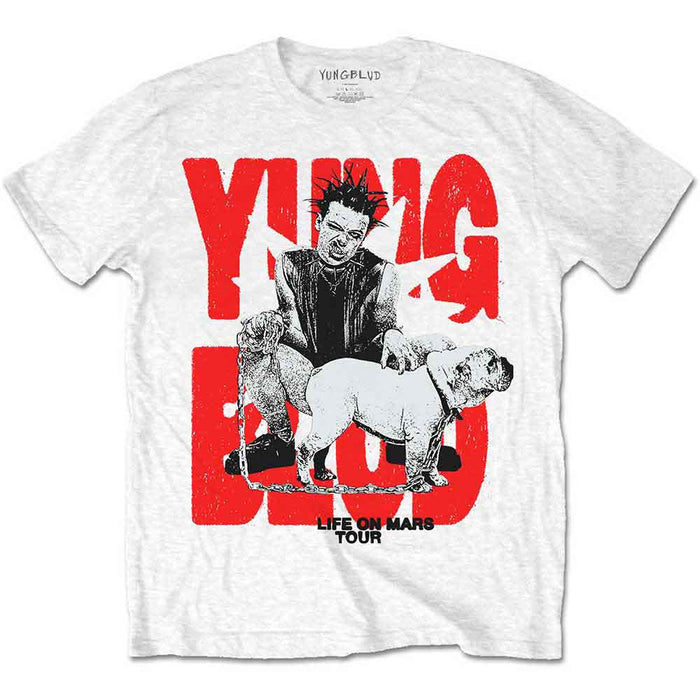 Yungblud Life on Mars Tour White Large T-Shirt