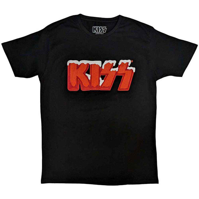 KISS Holiday Logo Black XX-Large T-Shirt