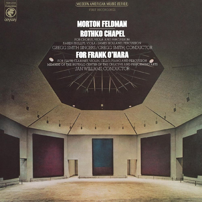 Morton Feldman Rothko Chapel/For Frank O'Hara (50th Anniversary) Vinyl LP 2026