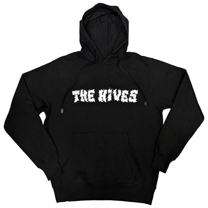 The Hives Flames Logo Black Medium Unisex Hoodie