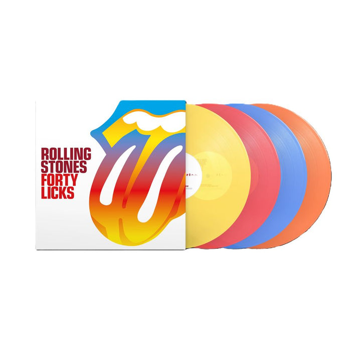 The Rolling Stones Forty Licks Vinyl LP Transparent Colour Due Out 21/08/26
