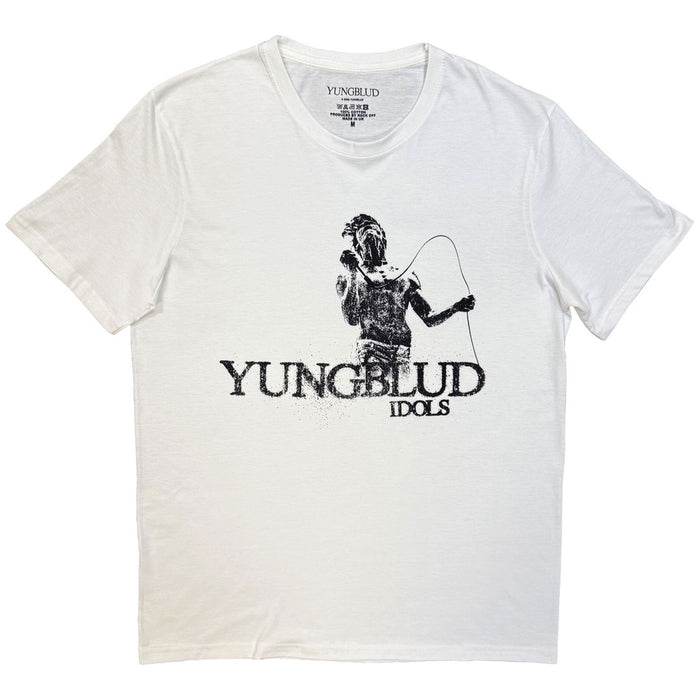 Yungblud Idols Mic White Small T-Shirt