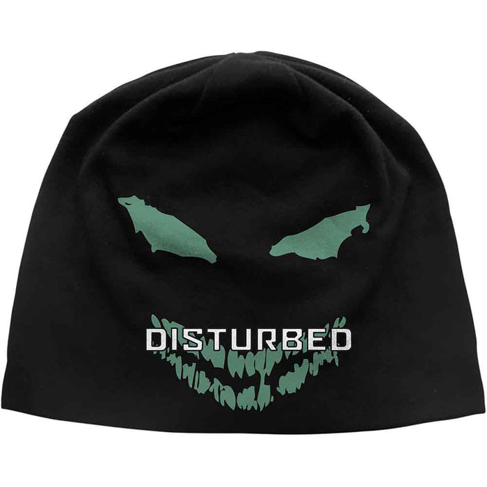 Disturbed Face Black Beanie Hat