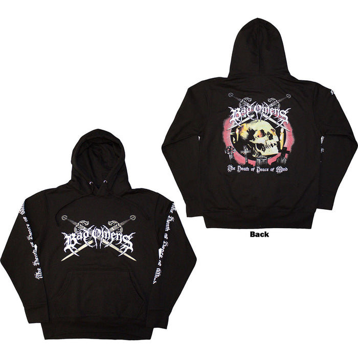 Bad Omens Skull & Candles Black Large Hoodie