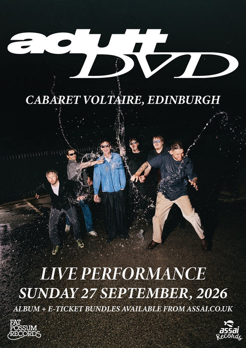 Adult DVD Cab Voltaire Edinburgh Ticket Bundle Sunday 27th September 2026