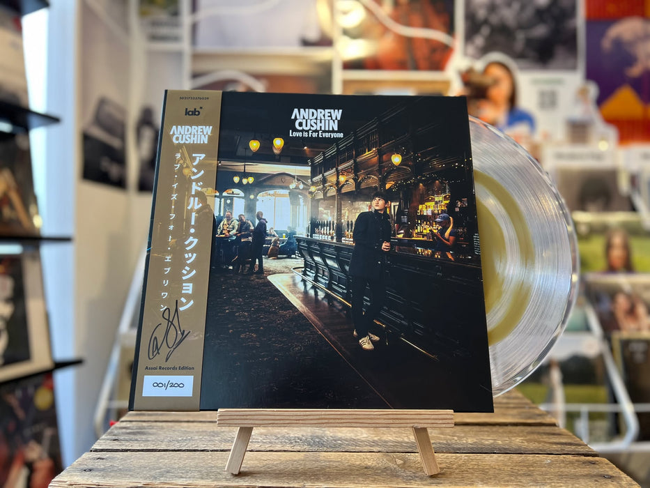 Andrew Cushin Love Is For Everyone LP Signed Assai Obi Edition Gold In Transparent Colour 2025