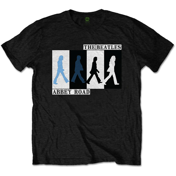 The Beatles Abbey Road Colours Crossing Black XXX-Large T-Shirt