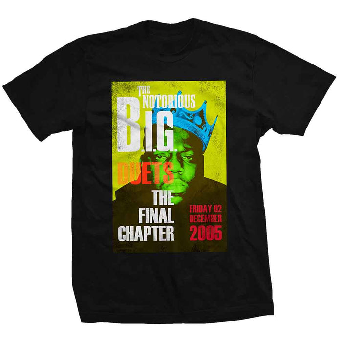 Biggie Smalls Final Chapter Black X-Large Unisex T-Shirt