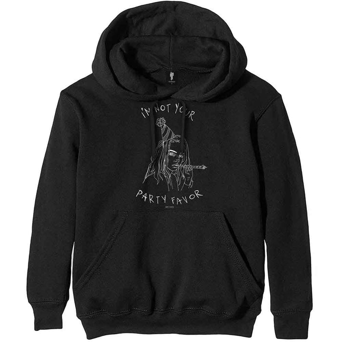 Billie Eilish Party Favor Black Large Hoodie