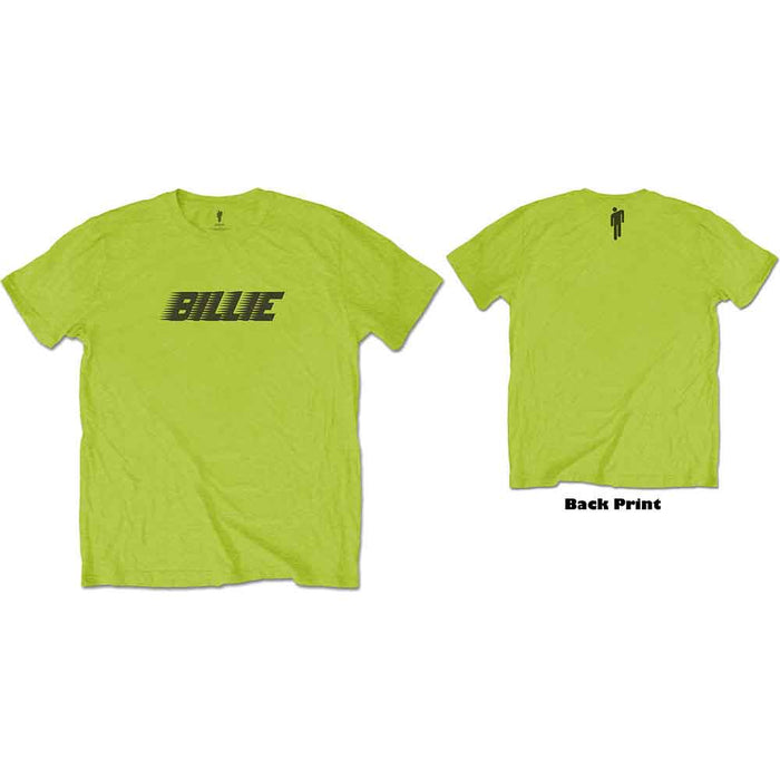 Billie Eilish Racer Logo Green Small Unisex T-Shirt