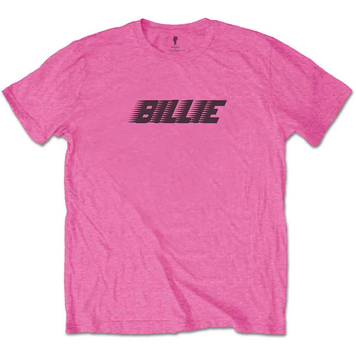 Billie Eilish Racer Logo & Blohsh Pink Large Unisex T-Shirt