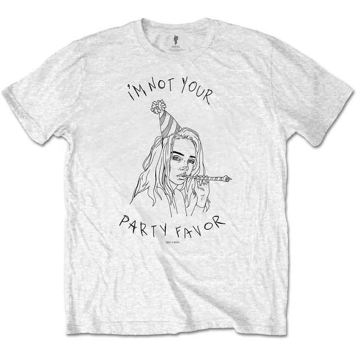 Billie Eilish Party Favour White Large T-Shirt