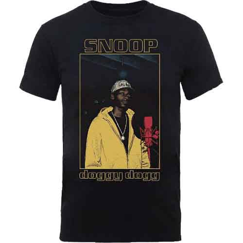 Snoop Dogg Microphone Black Small Unisex T-Shirt