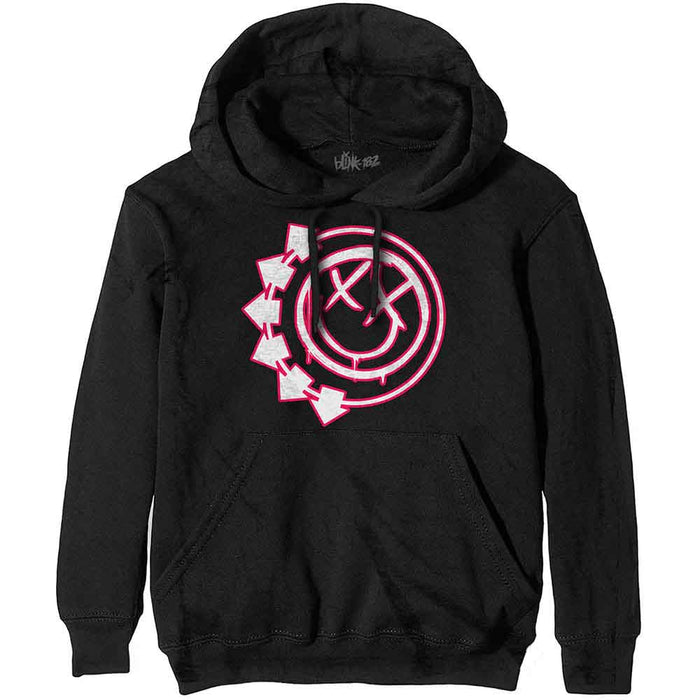 Blink 182 Six Arrow Smile Black X-Large Unisex Hoodie