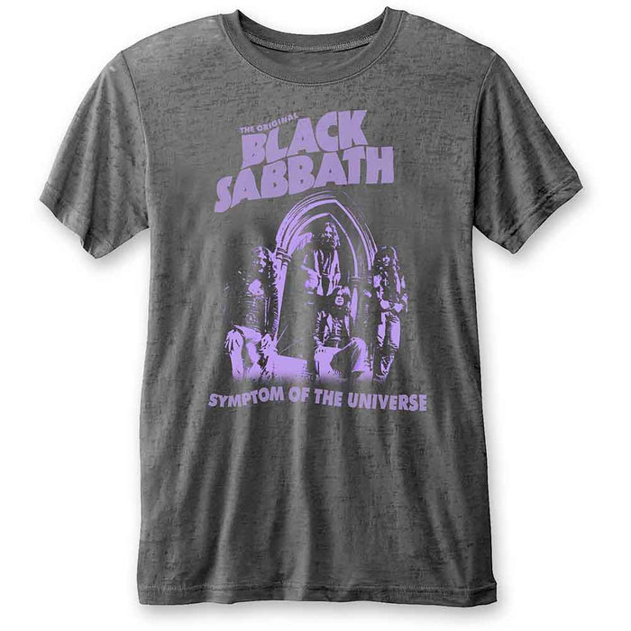 Black Sabbath Symptom Of The Universe Black Charcoal Large Unisex T-Shirt