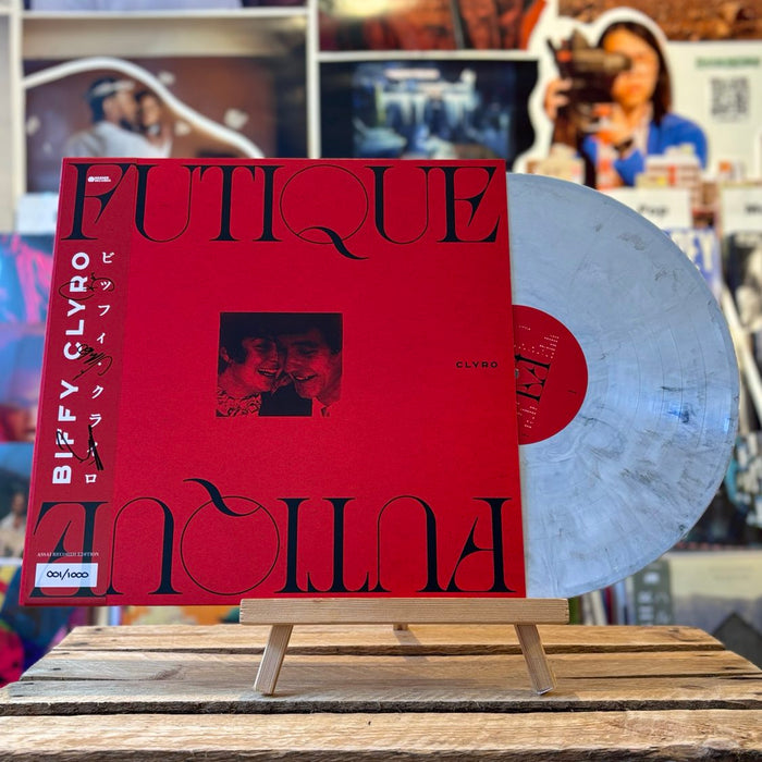 Biffy Clyro Futique Vinyl LP Signed Assai Obi Edition Black & White Marble Colour 2025
