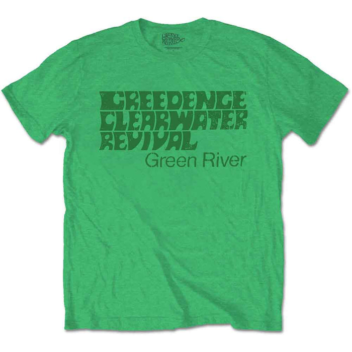 Creedence Clearwater Green River Green Large Unisex T-Shirt