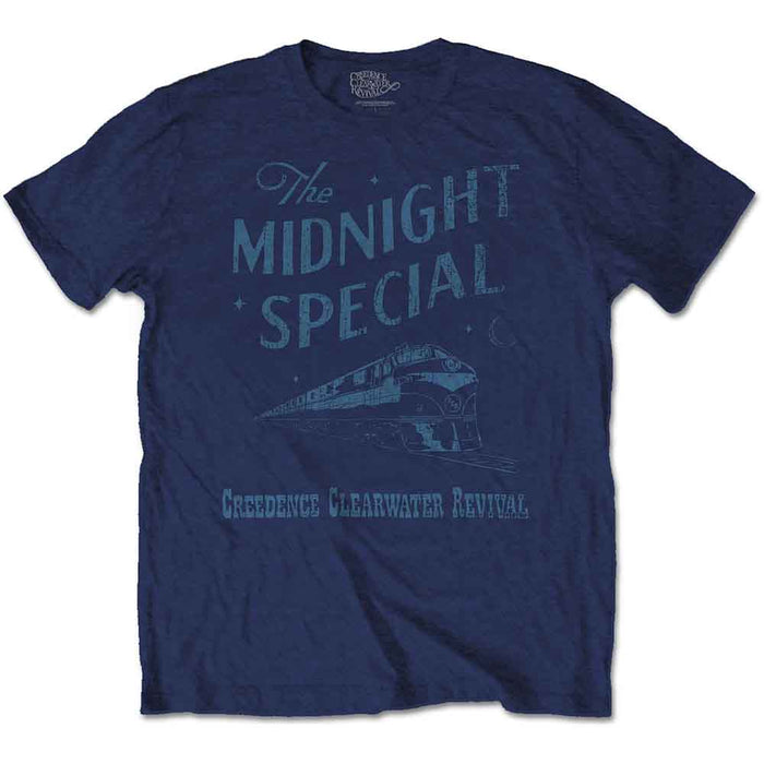 Creedence Clearwater Midnight Special Navy Large Unisex T-Shirt