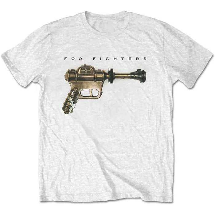 Foo Fighters Ray Gun White X-Large Unisex T-Shirt