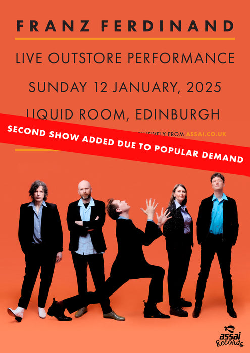 Franz Ferdinand The Human Fear Liquid Room Edinburgh Early Show Ticket Bundle Sunday 12th January 2025