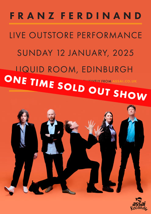 Franz Ferdinand The Human Fear Liquid Room Edinburgh Ticket Bundle Sunday 12th January 2025