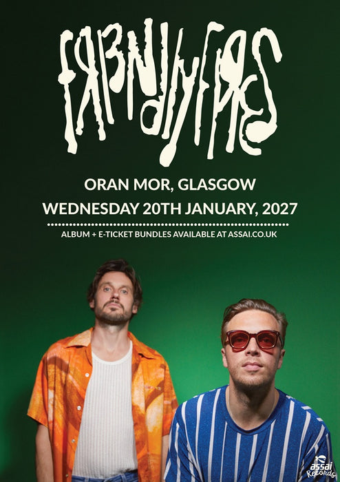 Friendly Fires Dig Deeper Oran Mor Glasgow Ticket Bundle Wednesday 20th January 2027