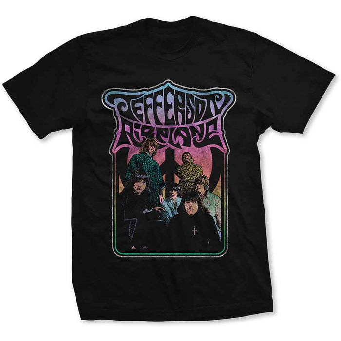 Jefferson Airplane Band Photo Black Large Unisex T-Shirt