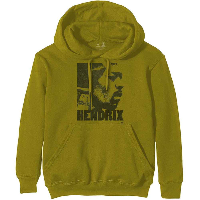 Jimi Hendrix Let Me Live Green Small Hoodie