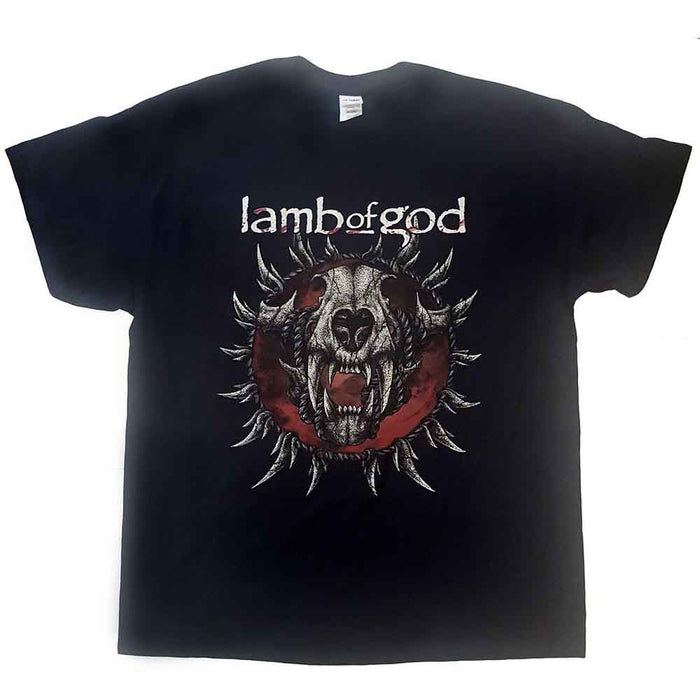 Lamb Of God Radial Black Medium Unisex T-Shirt