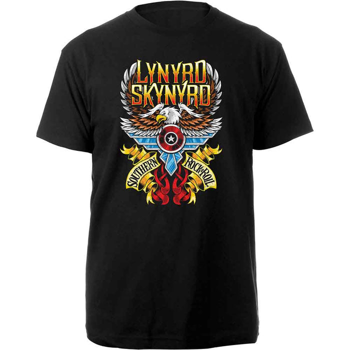 Lynyrd Skynyrd South'n Rock & Roll Black Large Unisex T-Shirt
