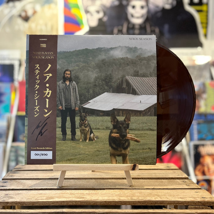 Noah Kahan Stick Season Vinyl LP Indies Chestnut Brown Signed Assai Obi Edition 2024