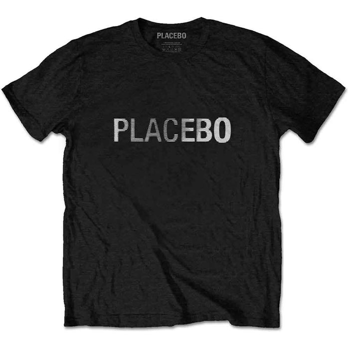 Placebo Logo Black X-Large Unisex T-Shirt