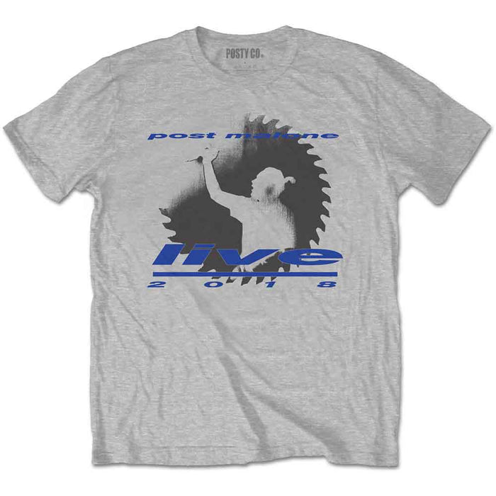 Post Malone Live Saw Grey XX-Large T-Shirt