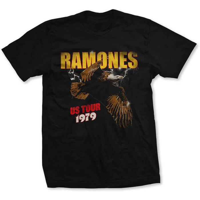 Ramones Tour 1979 Black Large Unisex T-Shirt