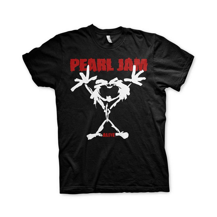 Pearl Jam Stickman Black X-Large Unisex T-Shirt