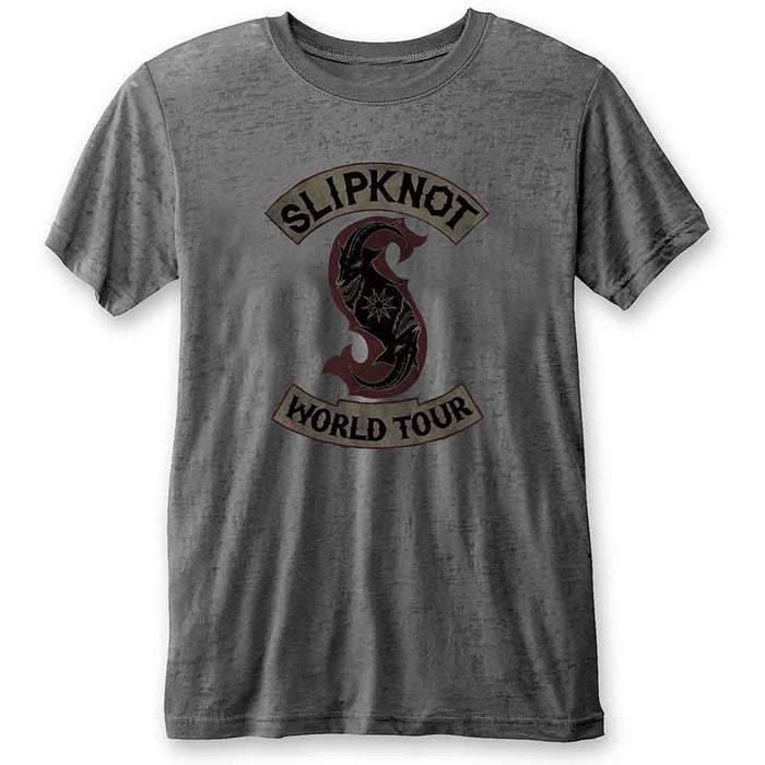 Slipknot World Tour Charcoal Large Unisex T-Shirt