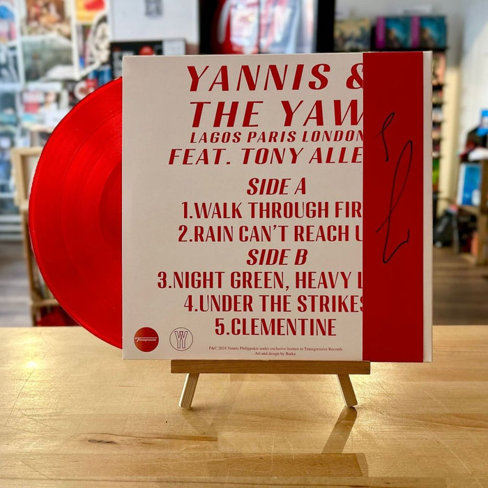 Yannis & The Yaw feat. Tony Allen Lagos Paris London EP Signed Assai Obi Edition Red Colour 2024