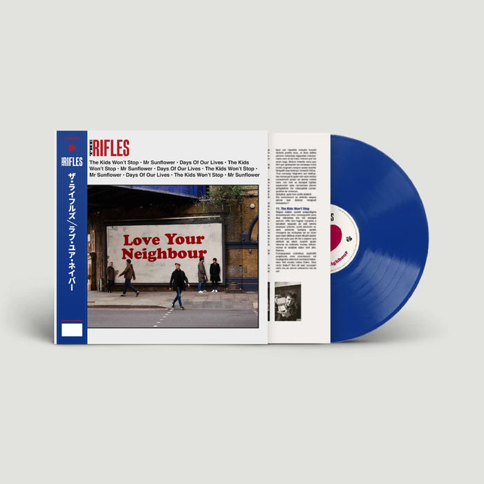 The Rifles Love Your Neighbour Vinyl LP Assai Obi Edition Exclusive Blue Colour 2024