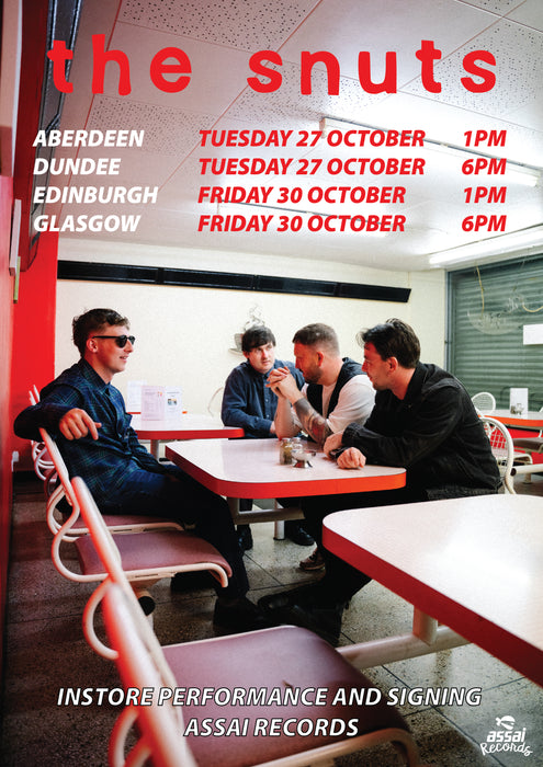 The Snuts Joy In Short Moments Instore Performance & Signing Dundee Priority Entry with Pre-Order (6pm Tuesday 27th October 2026)